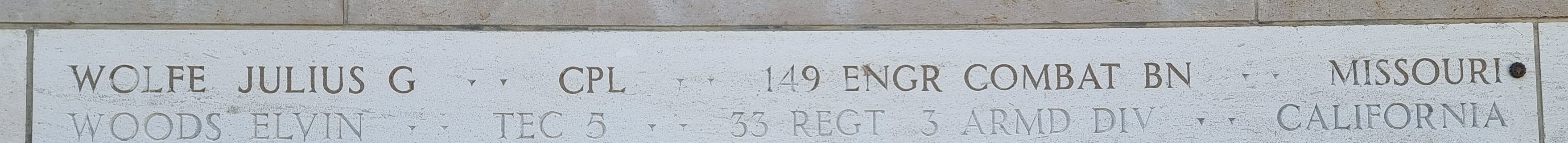 wolfe julius glenn