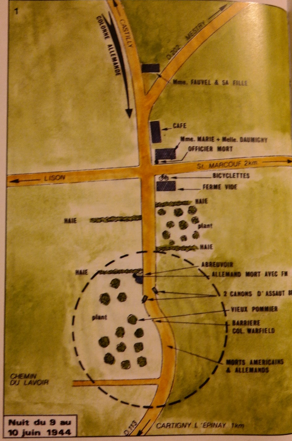 carte des lieu
