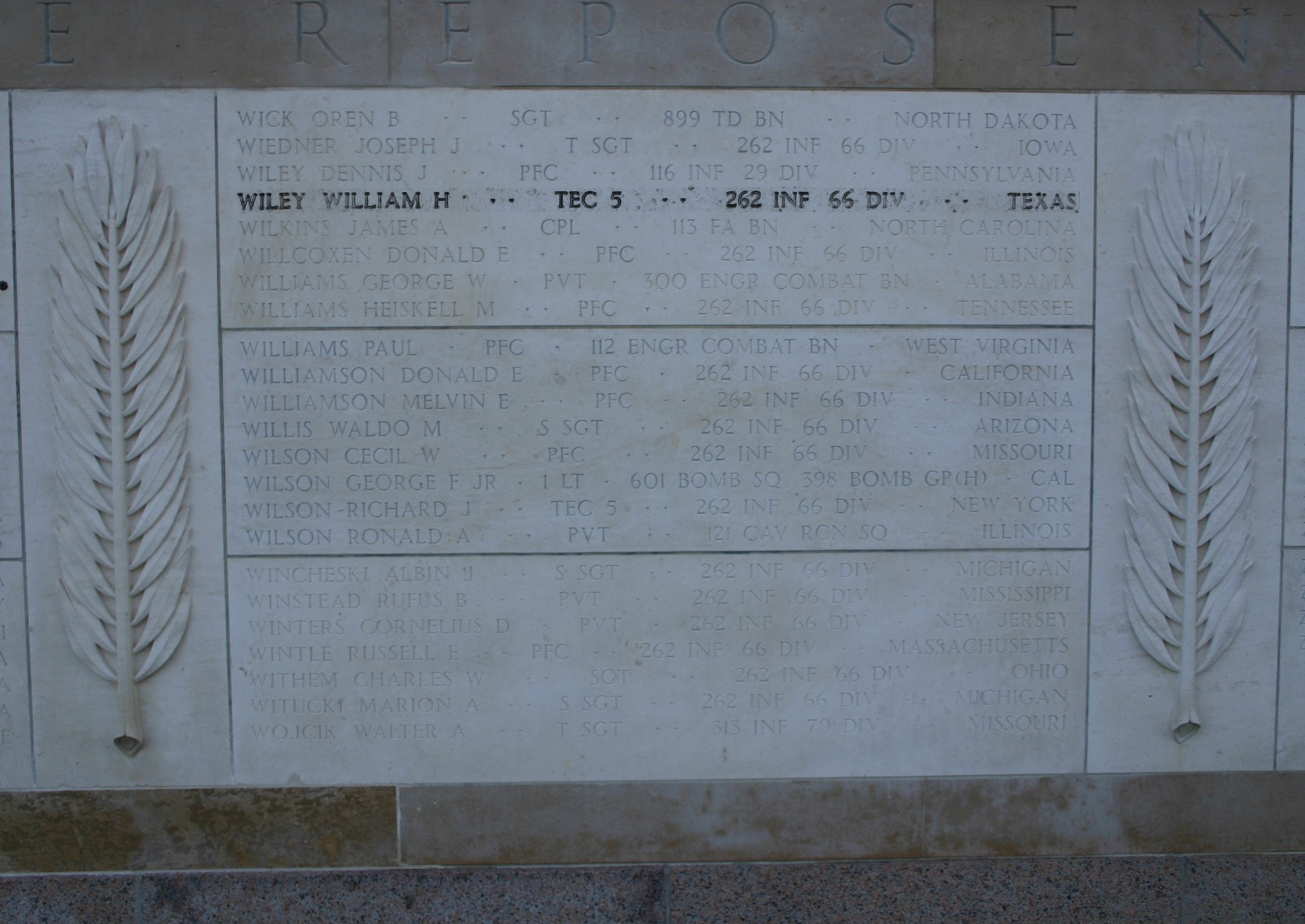 wiley william h mur