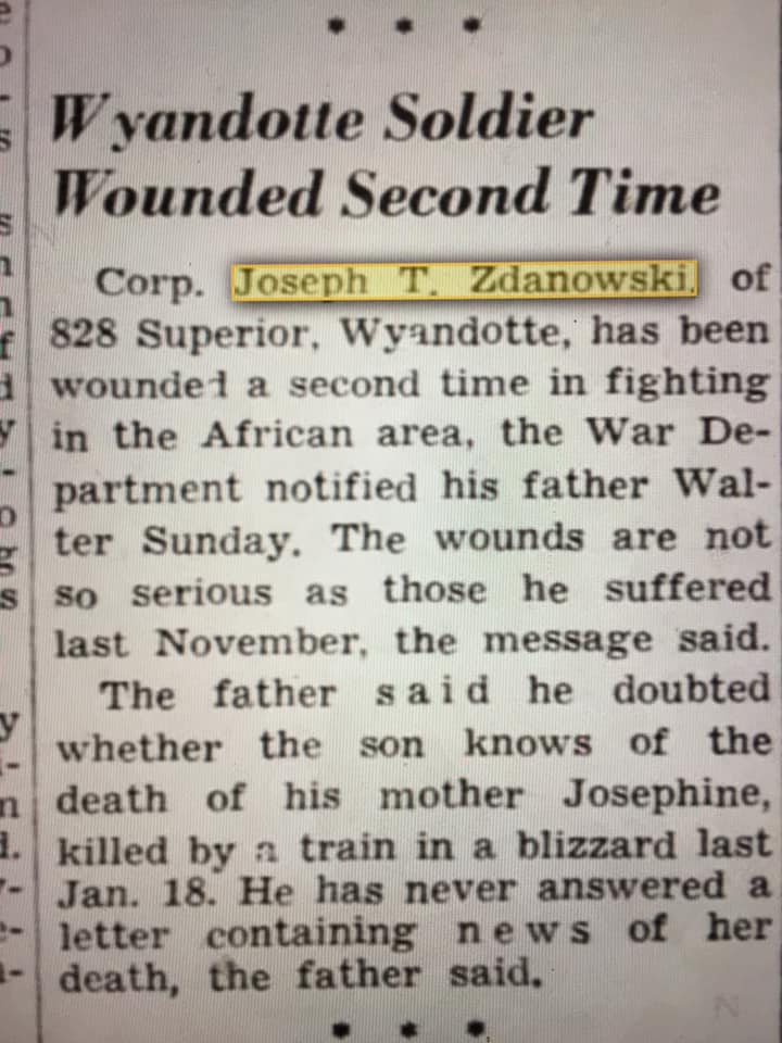 ZDANOWSKI Joseph T presse