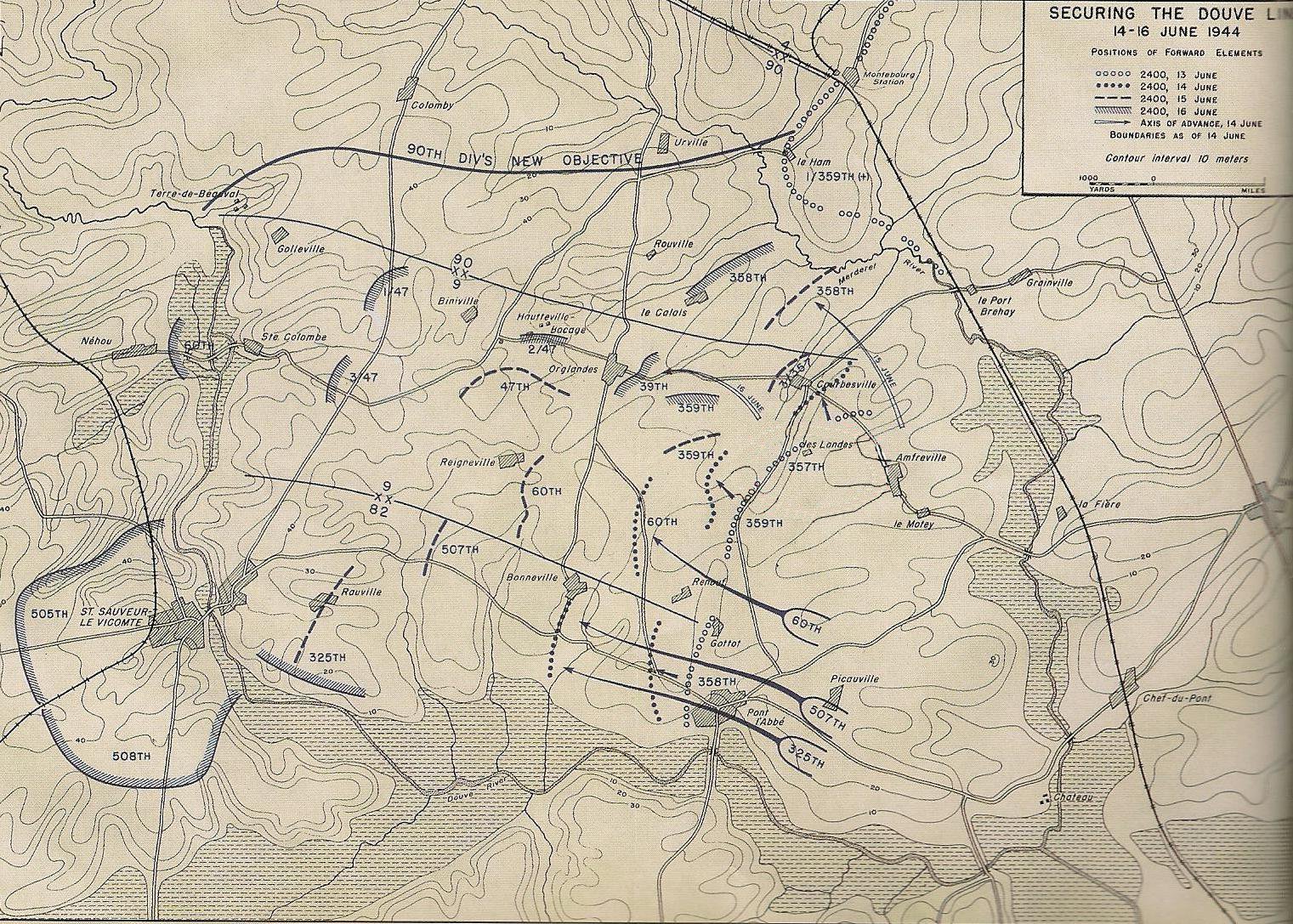 carte des emplacementd des combat