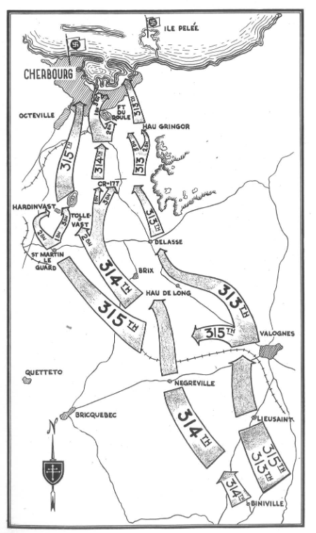 Carte 79e peninsule du cotentin