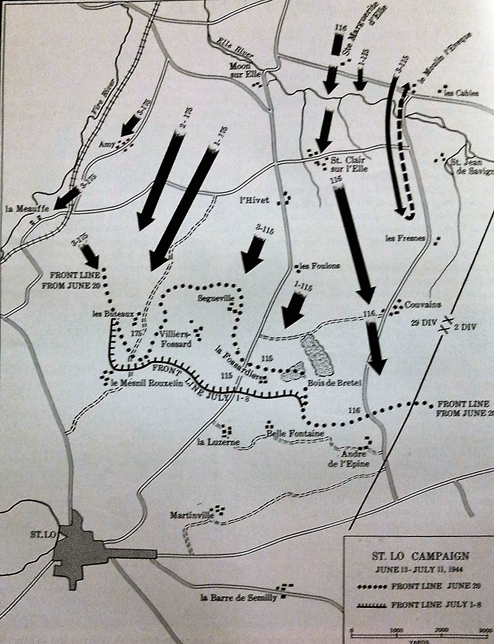 carte 12.06 au 11.07.1944