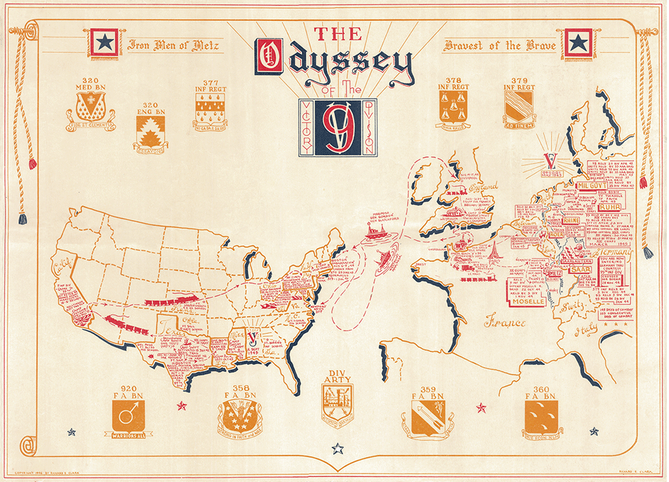 95th Infantry map