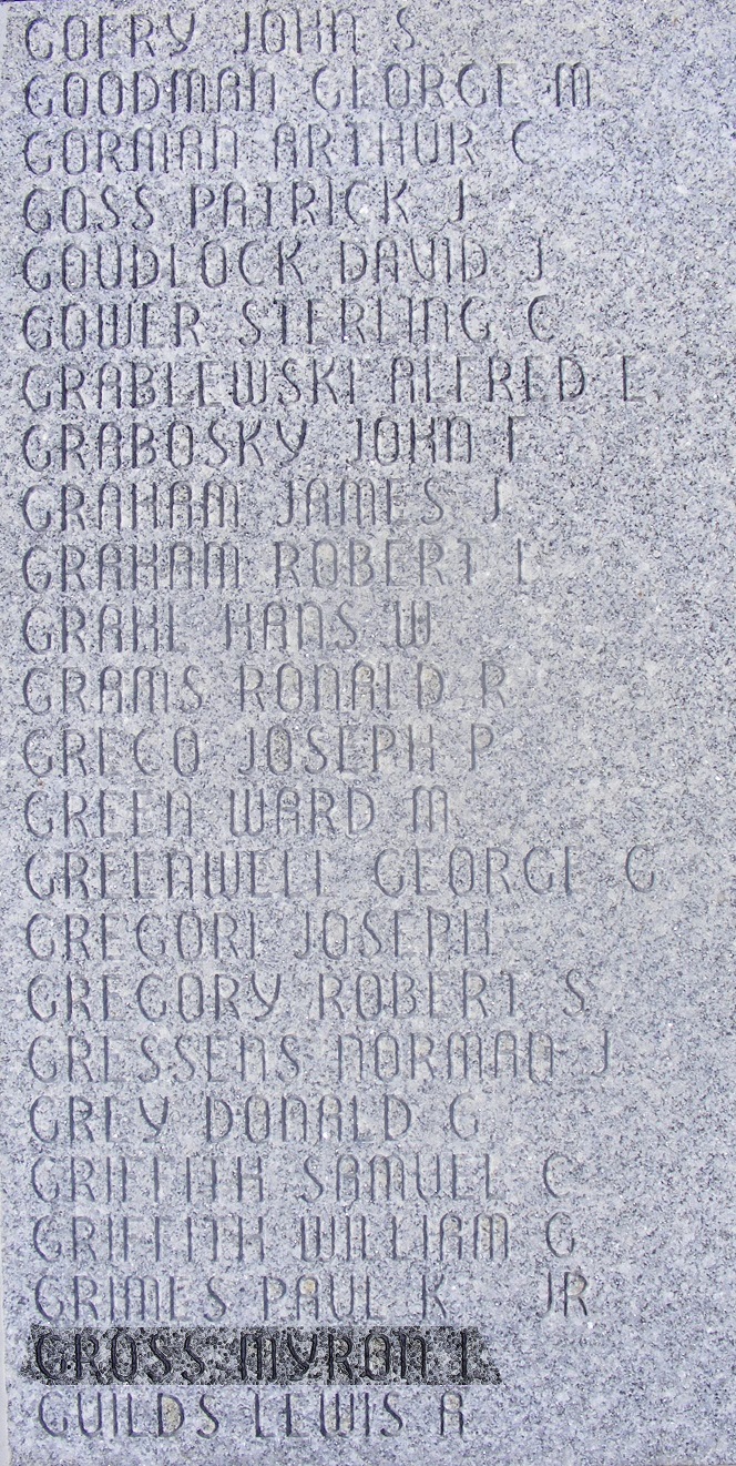 GROSS Norman E - 838 BS 487 BGH
