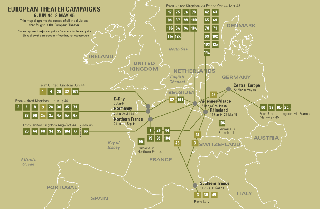carte campagne europe