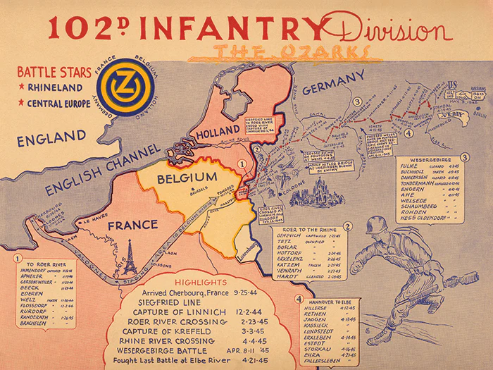carte campagne europe