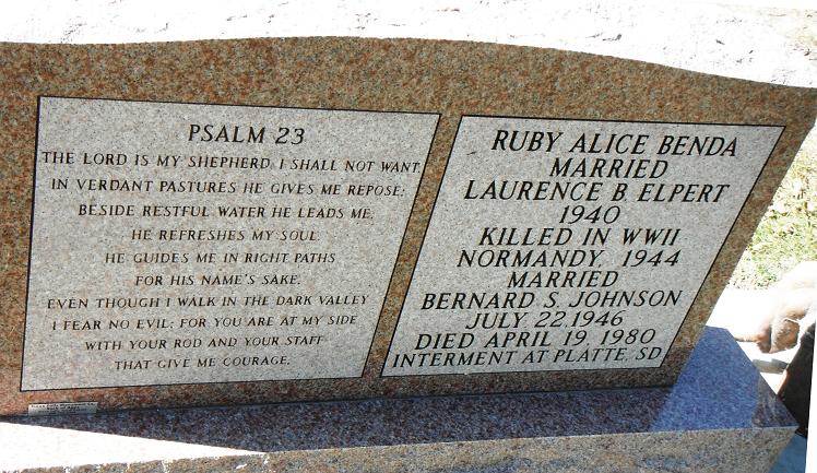 elpert laurence b stele