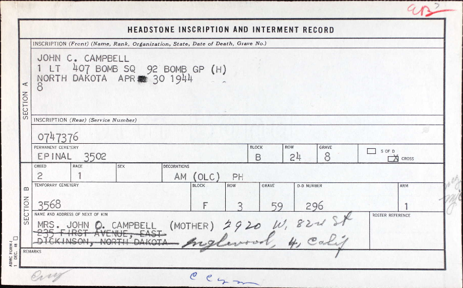 CAMPBELL John C