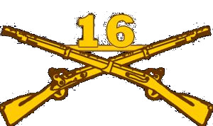 16 Crossed Rifles