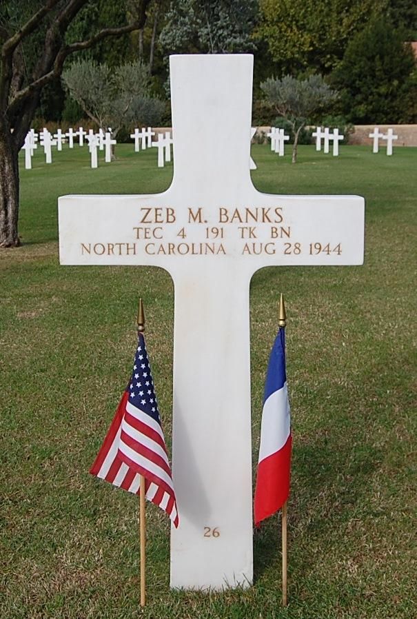 BANKS Zeb M - 191 TB