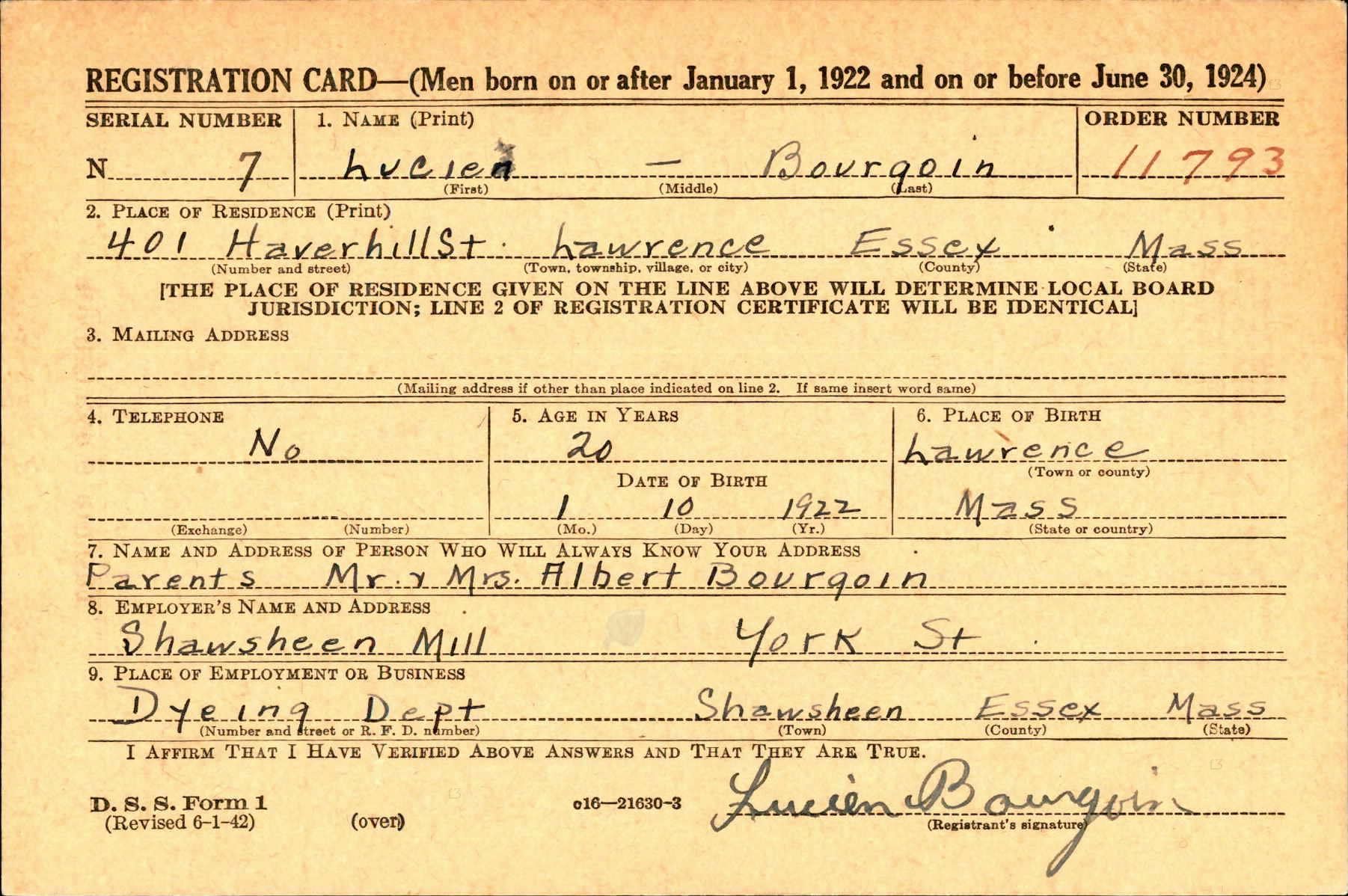  Lucien J. Bourgoin