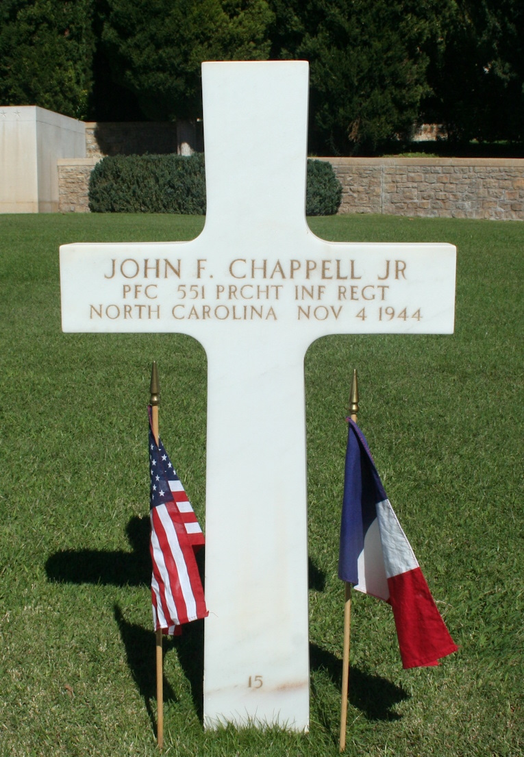 CHAPPELL  John F - 551 PIR