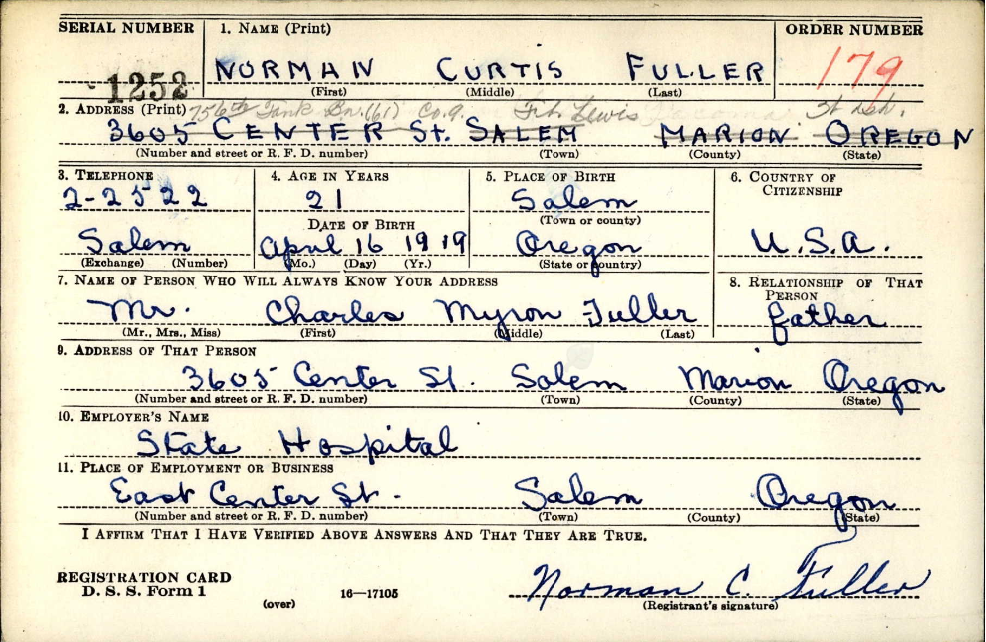 FULLER Norman C - 756 TB