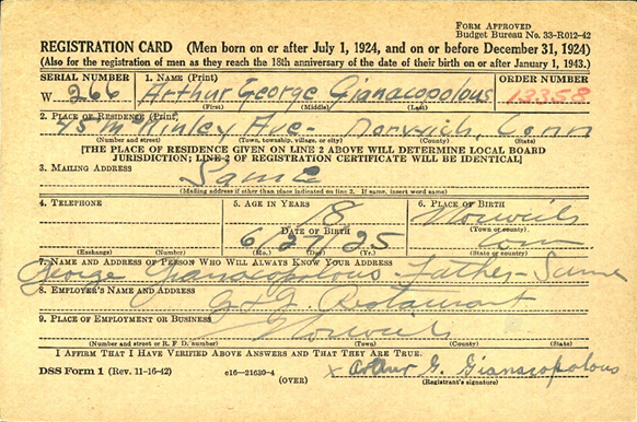 Arthur G. Gianacopolous
