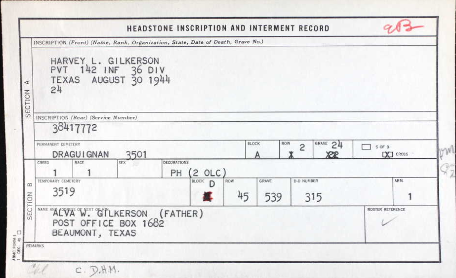 GILKERSON_Harvey_L