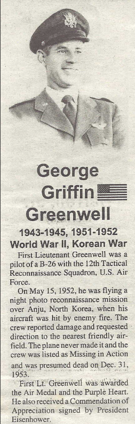 GREENWELL Robert E - 419 BS 301 BG