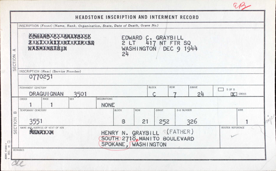 graybill edward c