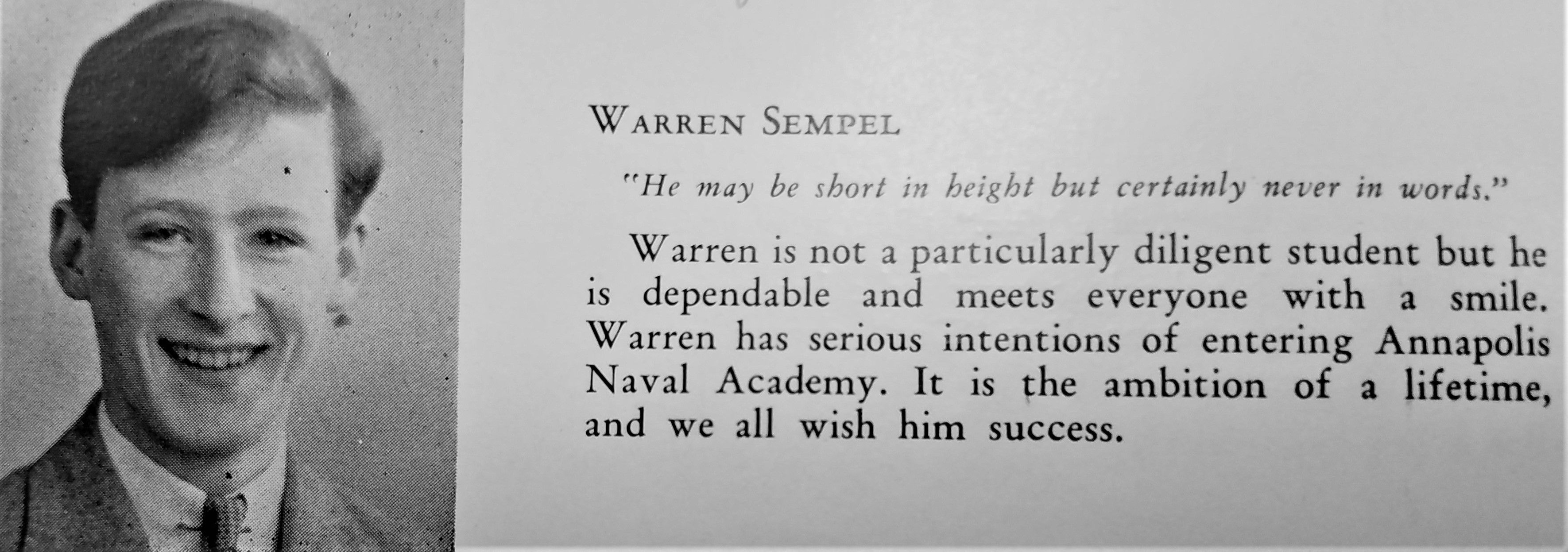 SEMPLE Warren E