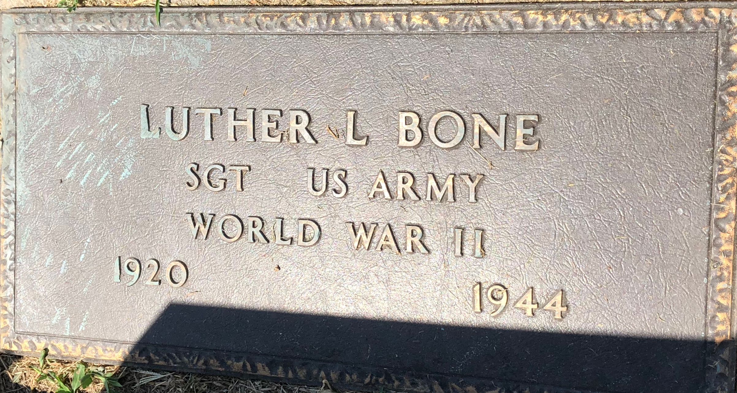 BONE L uther L - 9 IR 2 ID