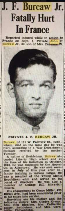 BURCAW JOHN F presse