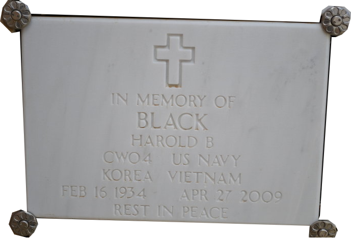 Plaque d'Harold BLACK