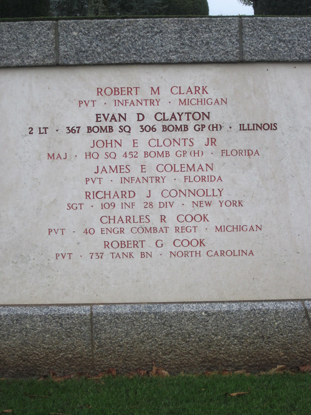 clayton evan d tombe
