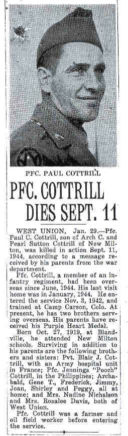 cottrill paul c press