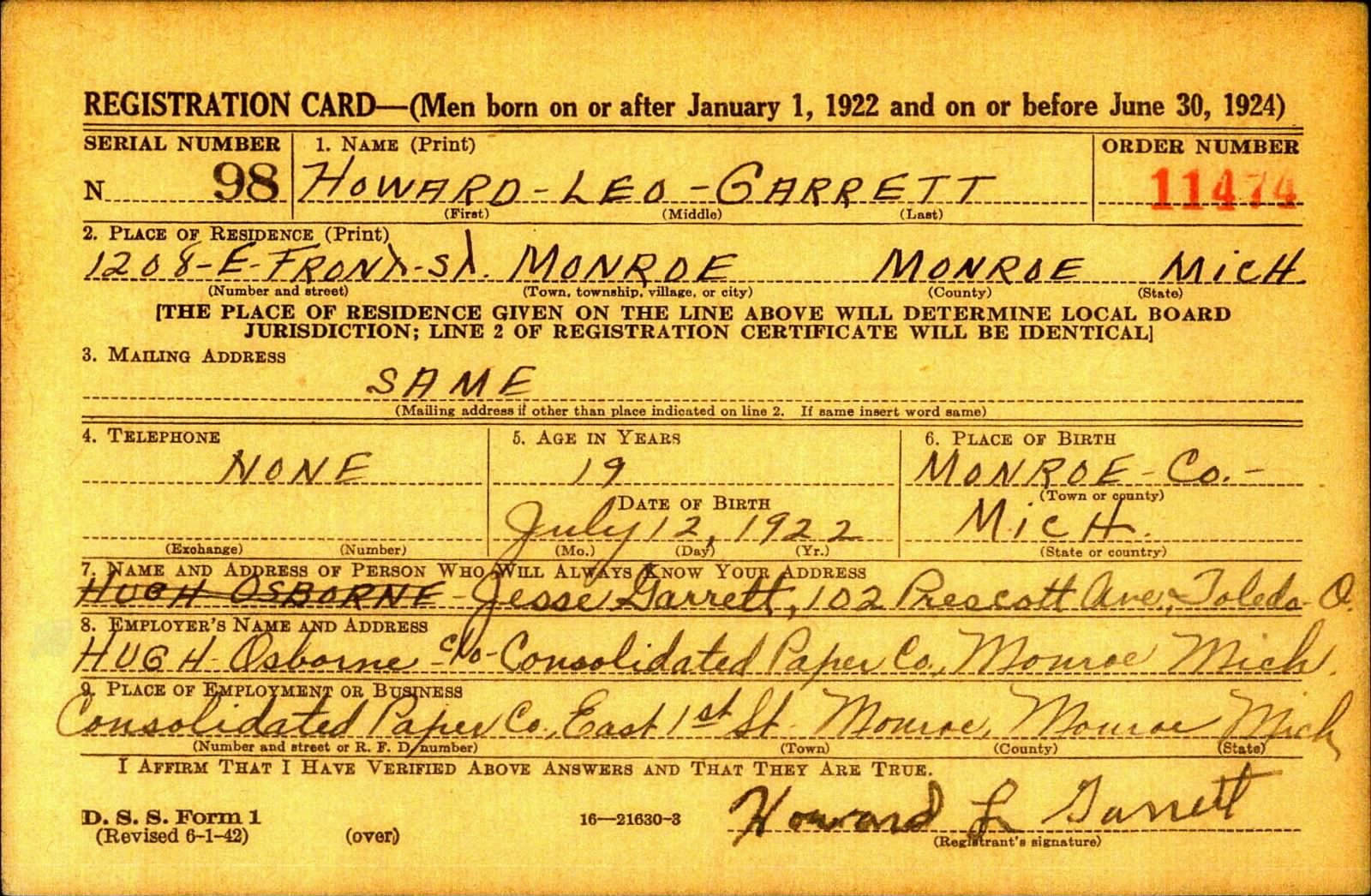 Garrett Howard Leo