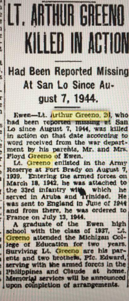 greeno arthur k presse