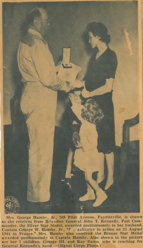 hamby george w famille