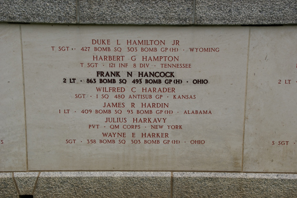 hancock frank tombe