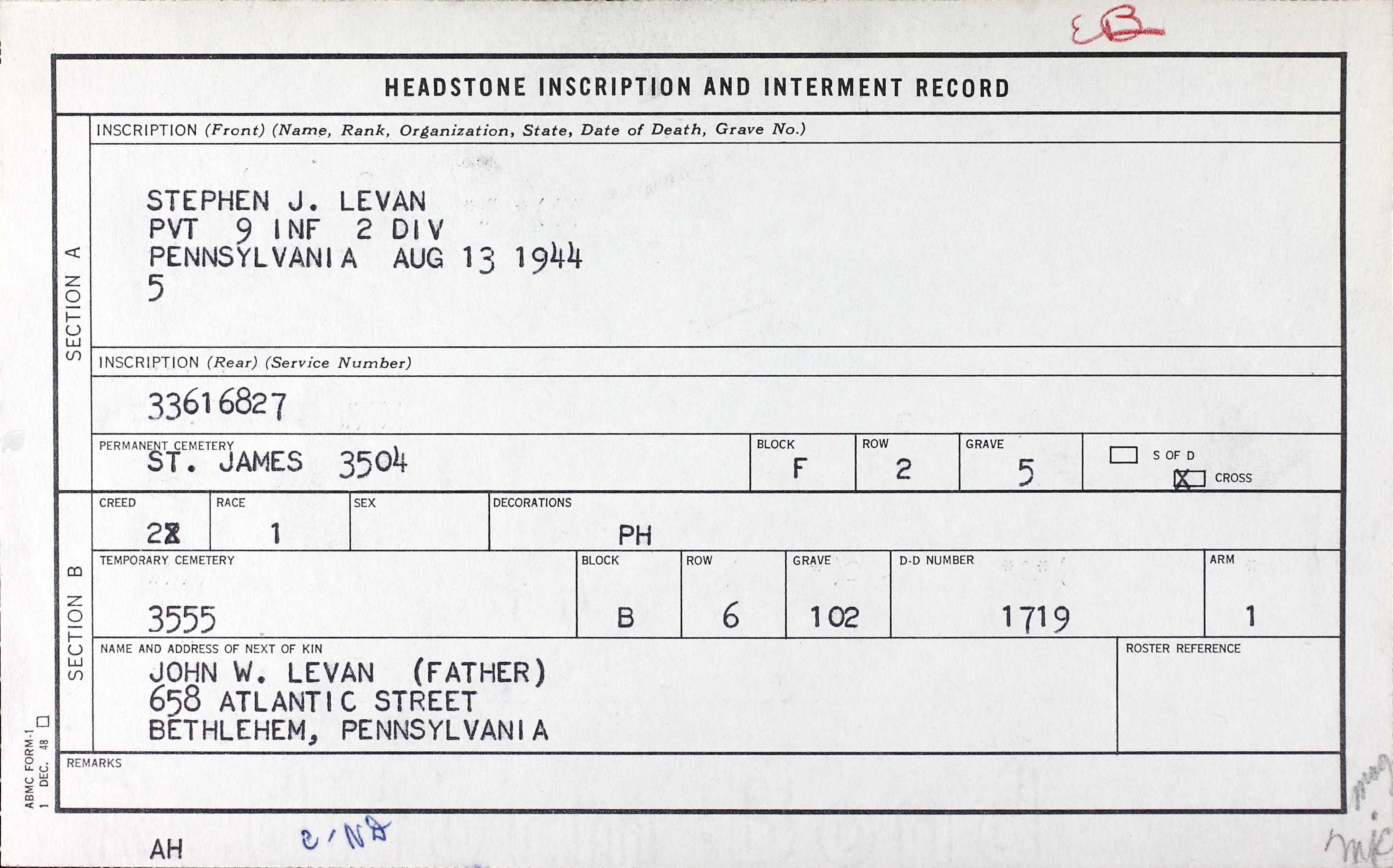 LEVAN_Stephen_J
