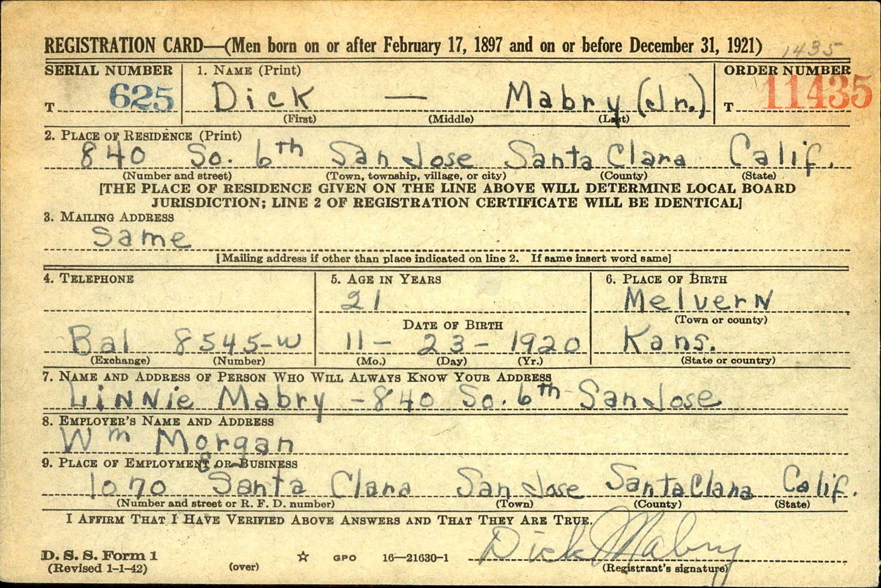 Dick Mabry