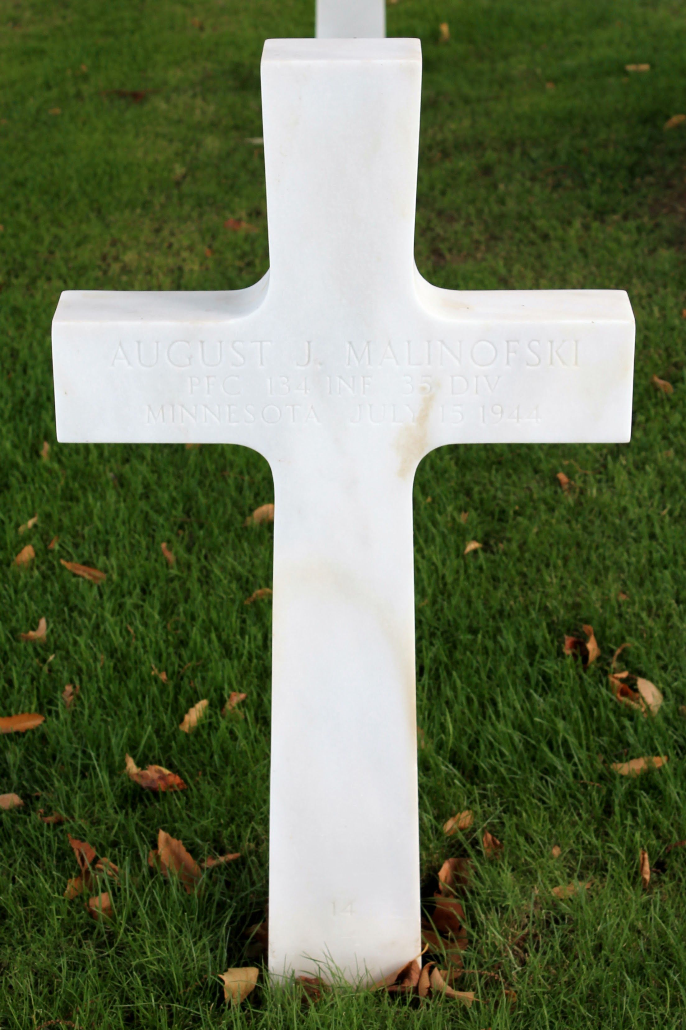MALINOFSKI August J - 134 IR 35 ID