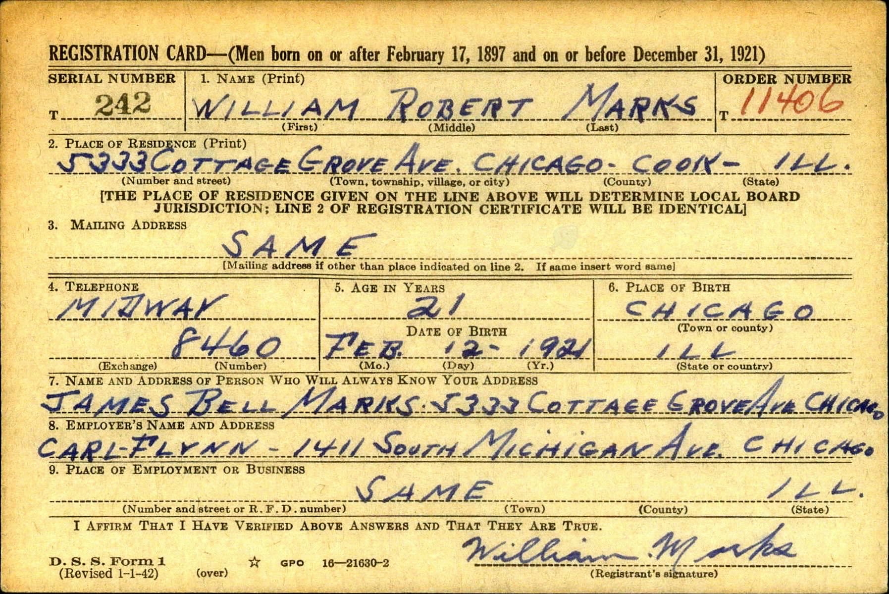 marks william r