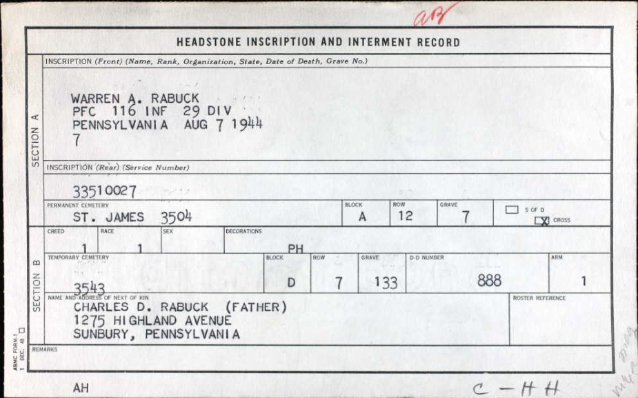 Warren Andrew Rabuck