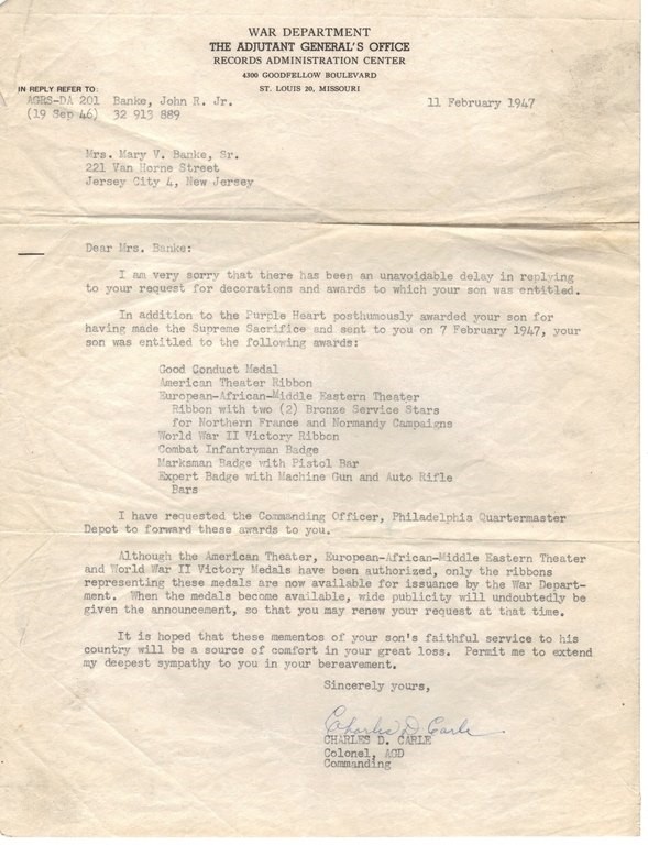 ranke john r lettre