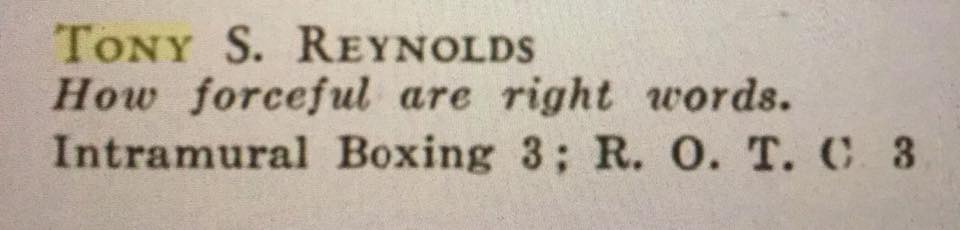 reynolds tony s presse
