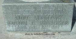 SCHWEIGER Gustav F stele
