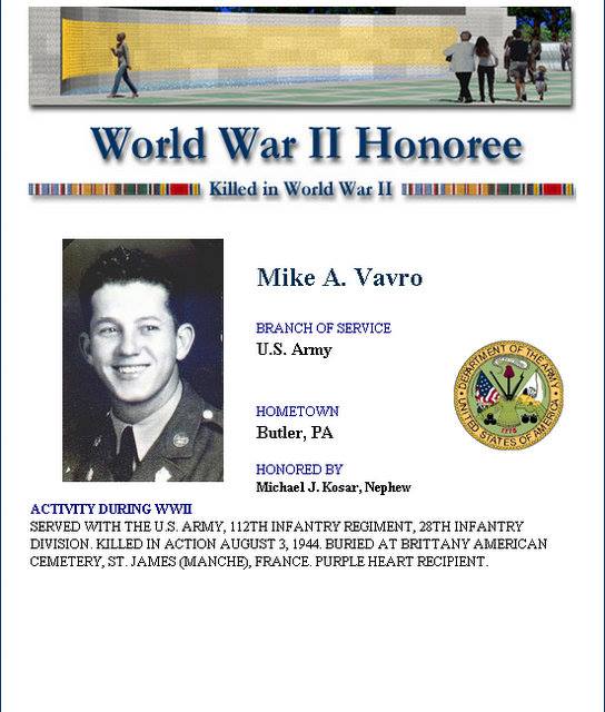 Vavro mike a info