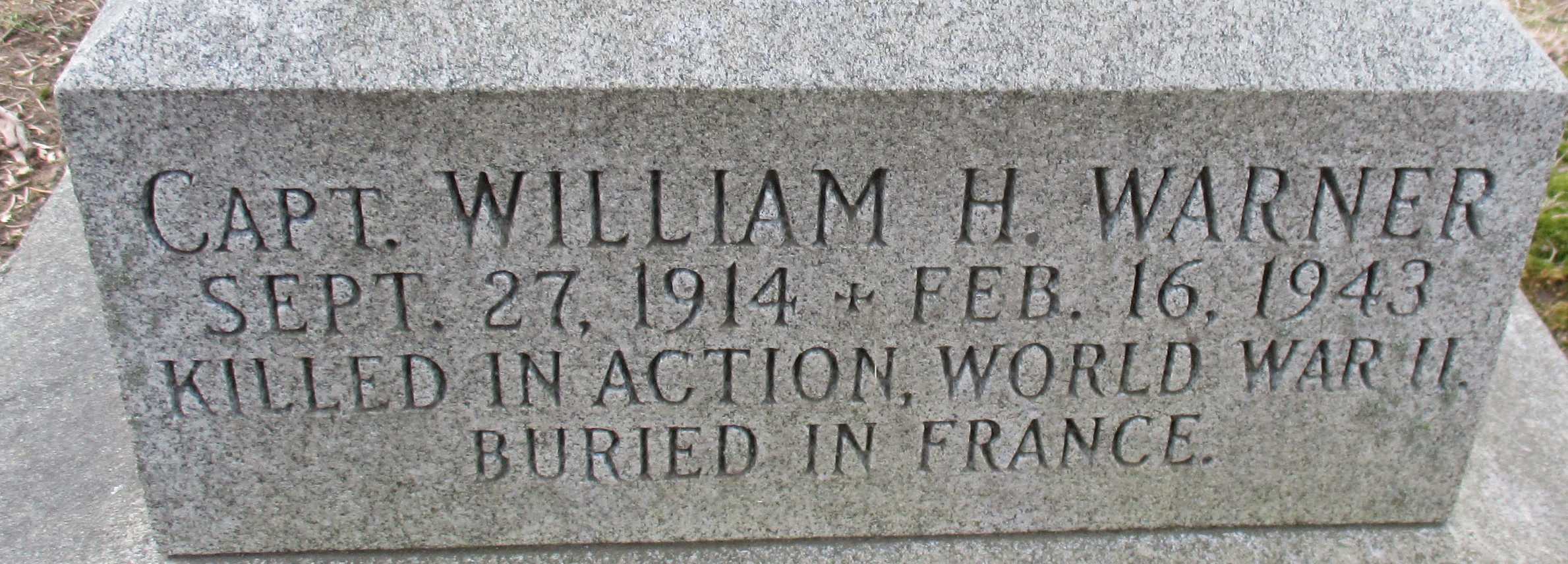 warner william h stele