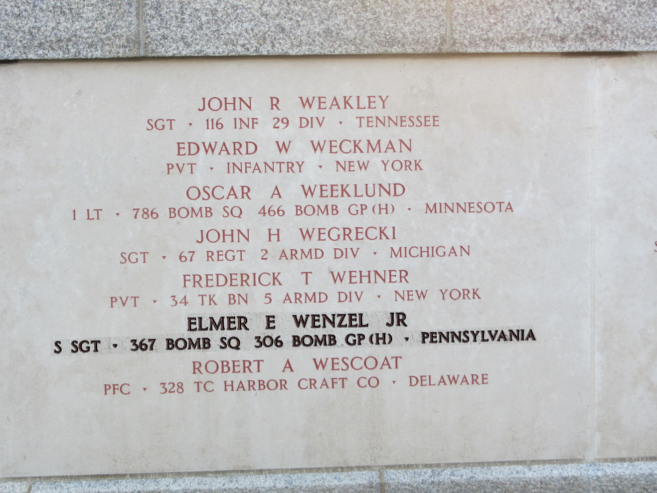 wenzel elmer e tombe