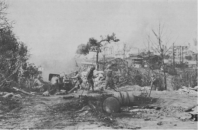 Artillerie américaine brest